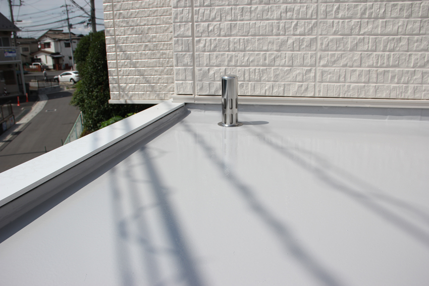 屋根遮熱塗装、陸屋根ウレタン防水、外壁塗装