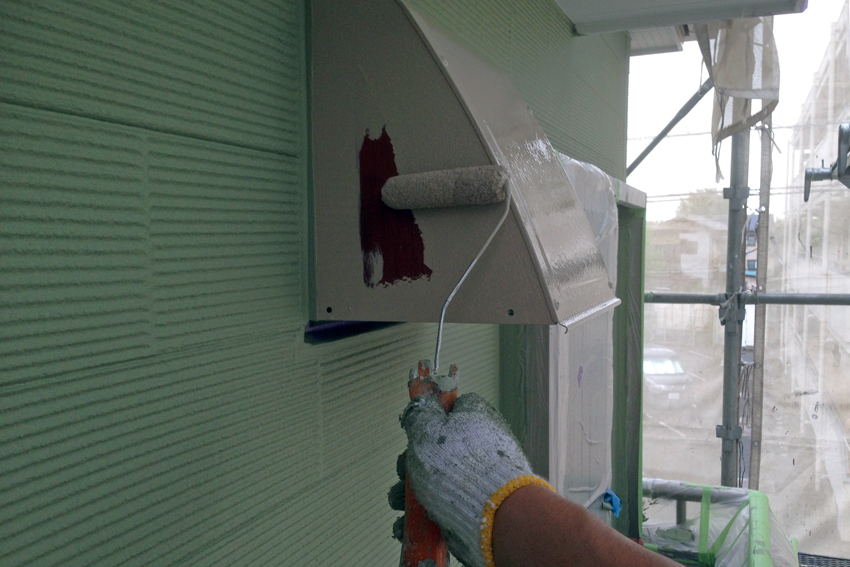 屋根塗装、外壁塗装(ツートンカラー)、コーキング打替、ベランダ床トップコート