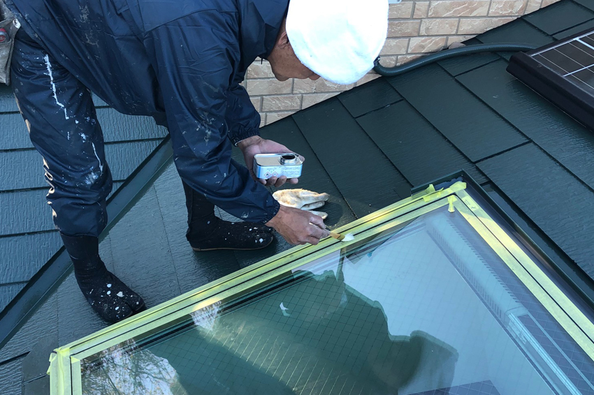 屋根／遮熱塗装、外壁／クリア塗装、コーキング打替