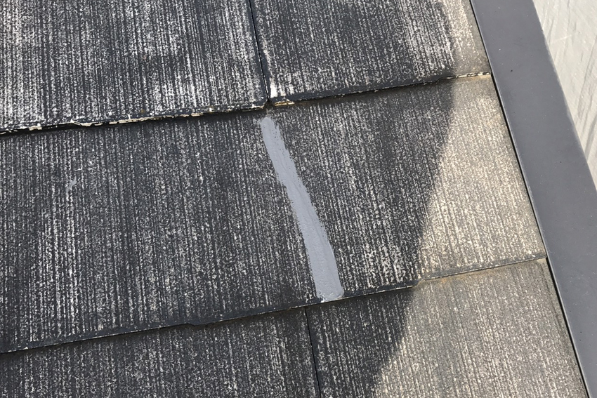 屋根塗装(遮熱)と外壁塗装(クリア塗装)ベランダ防水トップコート