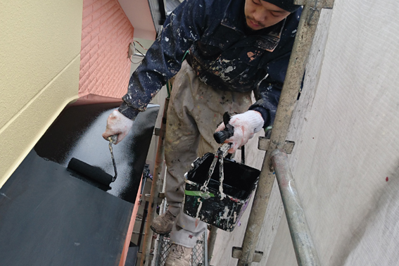 高遮熱屋根塗装、外壁塗装、コーキング補修工事