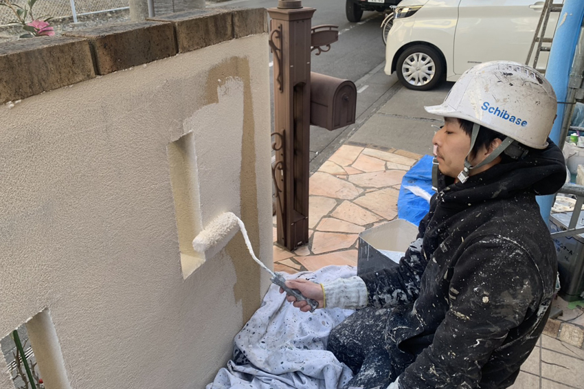 外壁／多彩模様塗装、バルコニー／防水トップコート