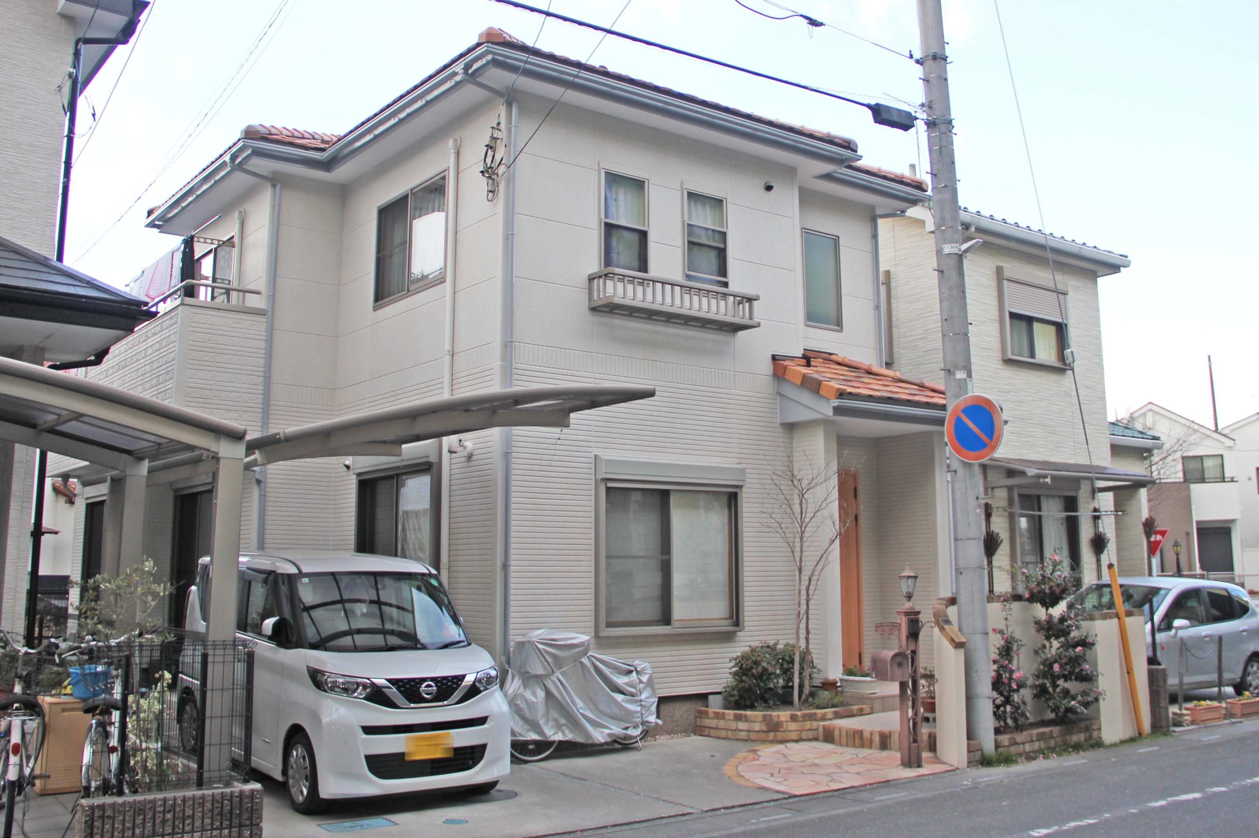 外壁／多彩模様塗装、バルコニー／防水トップコート