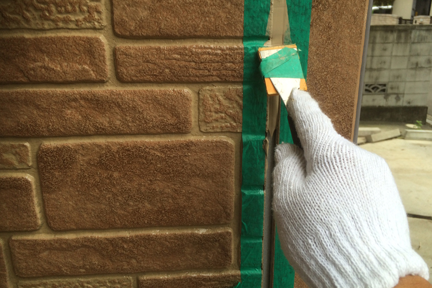 UVプロテクトクリアによる外壁塗装とコーキング打替