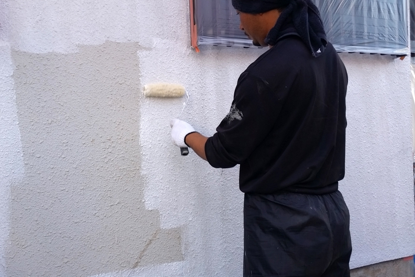 さいたま市見沼区で屋根(遮熱)塗装、モルタル外壁ひび割れ補修、外壁塗装の施工例