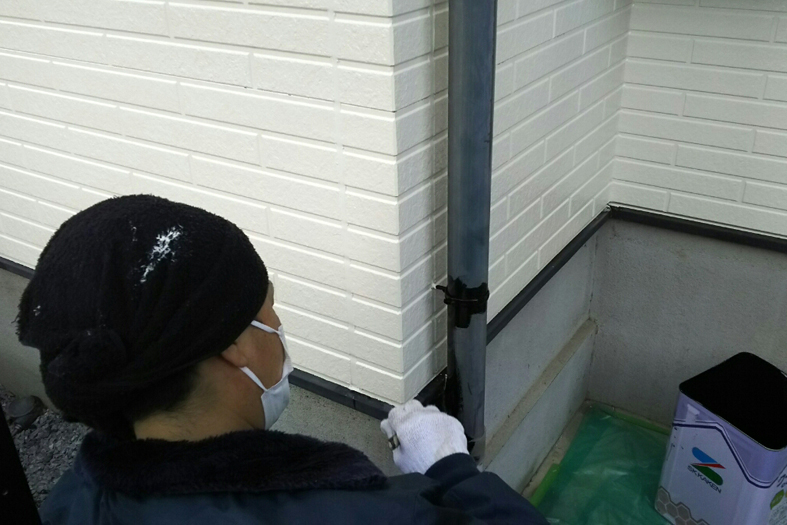 屋根塗装(遮熱)と外壁塗装、ベランダFRP防水