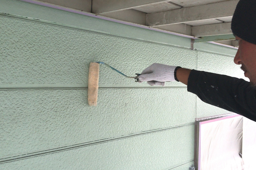 アパートで屋根塗装と外壁塗装、コーキング、樋交換