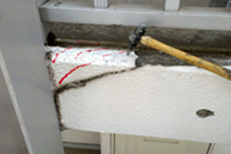 マンション／鉄筋ｺﾝｸﾘｰﾄ外壁塗装、爆裂補修、部分防水、コーキング打替