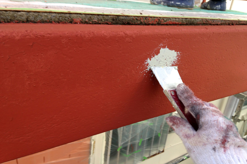 鉄骨階段、雨戸、面格子等の鉄部塗装