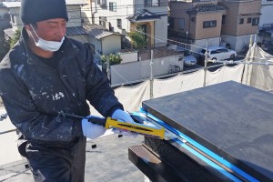さいたま市浦和区のT様の外壁塗装と屋根塗装の４日目