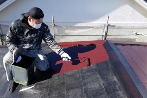 さいたま市浦和区のT様の外壁塗装と屋根塗装の５日目
