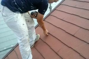 上尾市のO様邸で外壁塗装と屋根塗装でタスペーサー設置
