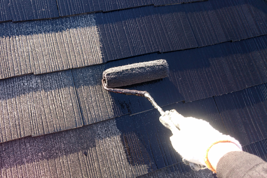 屋根遮熱塗装、外壁クリア塗装、コーキング打替