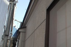 上尾市、K様邸の屋根塗装と外壁塗装に伴う樋の撤去