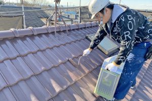 蓮田市、M様邸の屋根塗装と外壁塗装は強風の影響で苦戦中