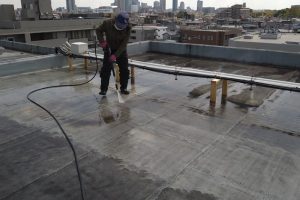 さいたま市大宮区、Eマンションの屋上防水が着工