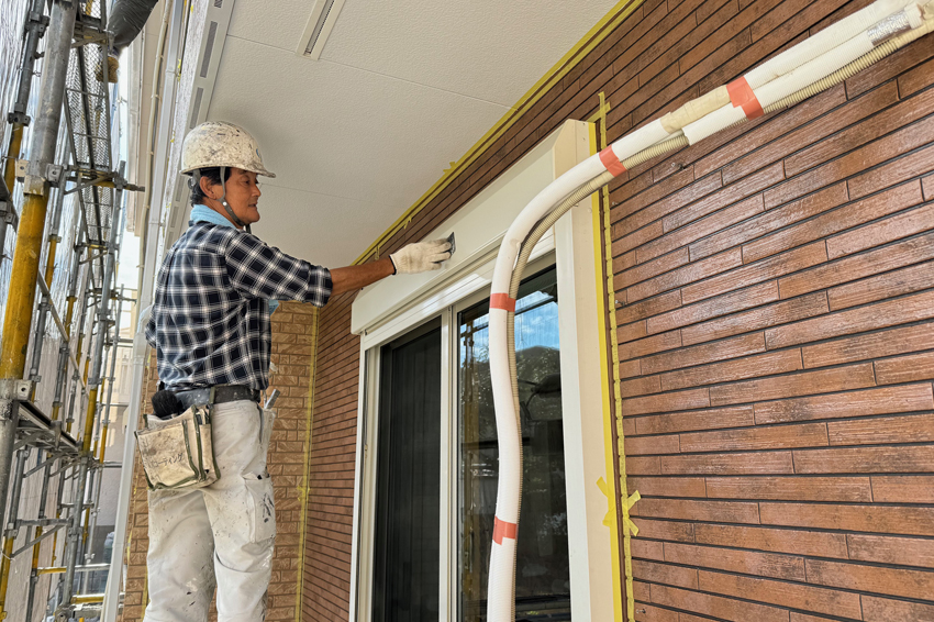 屋根／遮熱塗装、外壁／クリア塗装、コーキング打替