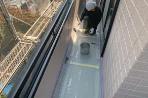 さいたま市緑区のK様からご紹介頂いたK様邸でウレタン防水に着手