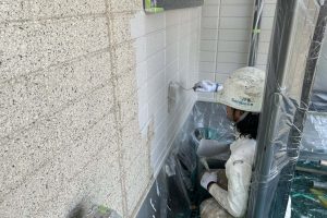 さいたま市緑区のK様からご紹介頂いたK様邸で屋根塗装と外壁塗装は順調に進捗
