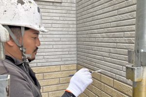 さいたま市緑区のHA様邸で外壁の付帯部分の塗装とシーリング