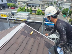 さいたま市緑区、HO様邸の屋根塗装と外壁塗装