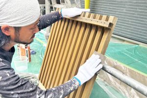 さいたま市大宮区、IT様邸の外壁塗装は付帯部分の塗装とコーキング