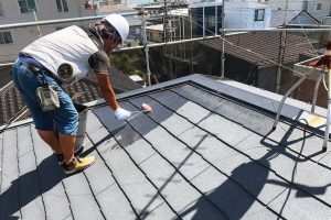 さいたま市大宮区、SA様邸の屋根塗装と外壁塗装