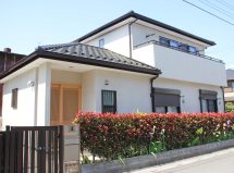 上尾市で多彩色模様の外壁塗装