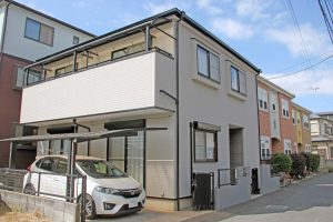 さいたま市大宮区、K様邸でガイナによる外壁塗装が完工