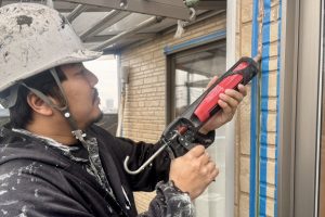 さいたま市見沼区のT様邸はベランダ防水面の塗装が完了