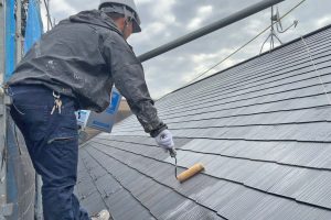 さいたま市大宮区のN様邸で屋根塗装と外壁塗装がスタート