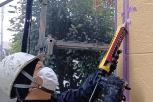 上尾市のM様邸で外壁塗装の工程が完了