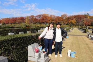 さいたま市見沼区の市営霊園へ墓参り