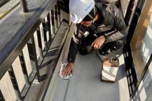 さいたま市大宮区、N様邸で外壁塗装の後のコーキングの打替