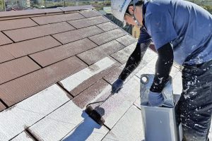 さいたま市見沼区のT様邸の外壁塗装は上塗りが完了