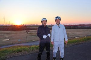 さいたま市南区の彩湖でインラインスケートの滑り納め