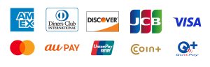 以下の会社でクレジットカード決済が可能です。