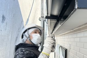 さいたま市見沼区のK様邸で外壁塗装は上塗が完了