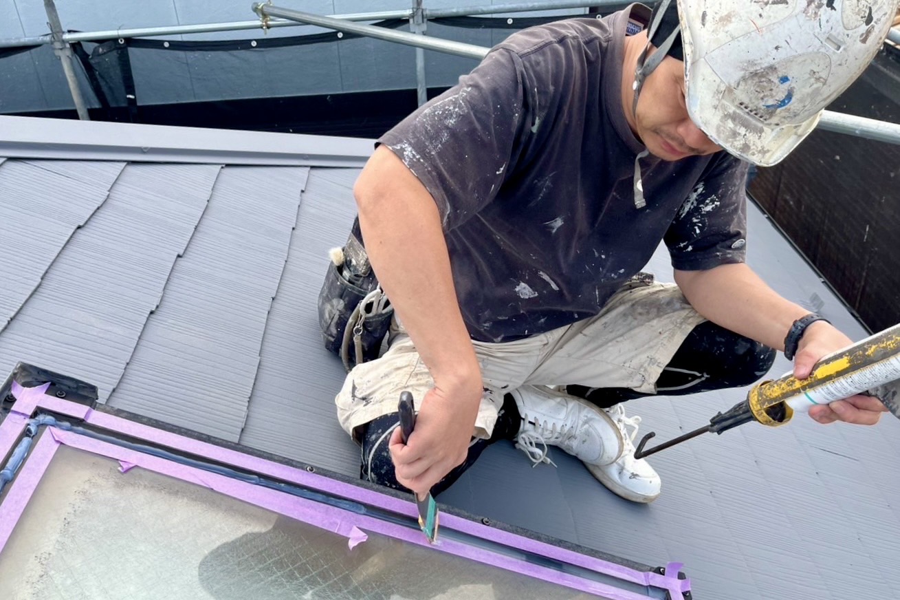 屋根・外壁の断熱塗装、コーキング打替