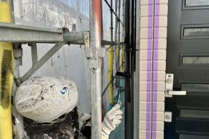 さいたま市見沼区のK様邸で外壁塗装の後のコーキング