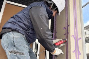 さいたま市緑区のK様邸で外壁のコーキング打替が完了