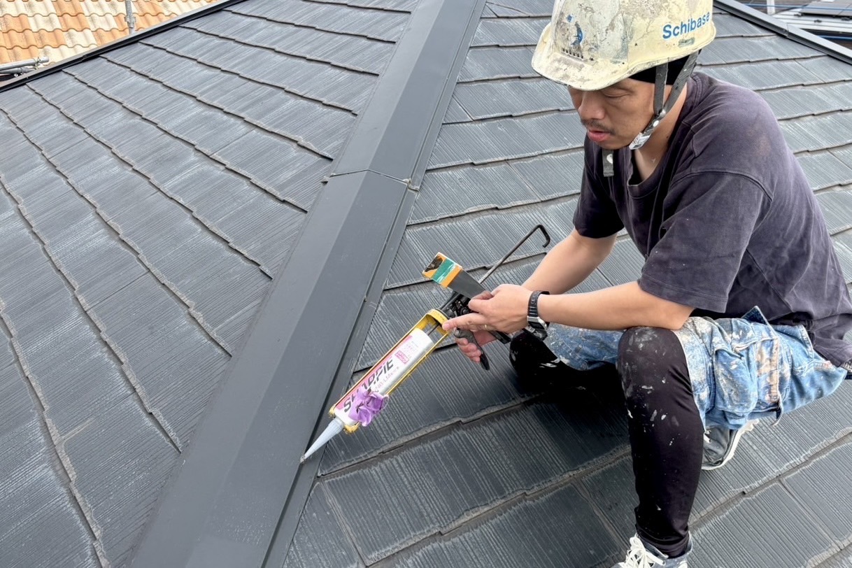 屋根・外壁の断熱塗装、コーキング打替