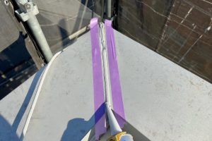 さいたま市浦和区のS様邸では屋根板金の隙間補修が完了