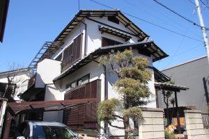 上尾市のM様邸で外壁塗装が完工