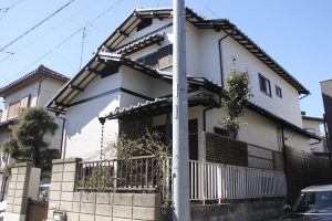 上尾市のM様邸で外壁塗装が完工