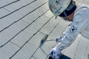 さいたま市北区のT様邸で屋根塗装が完了