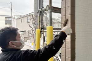 さいたま市浦和区のＷ様邸で外壁塗装の上塗りが完了