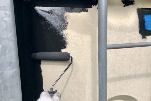 さいたま市大宮区のDマンションで錆止め塗装が完了