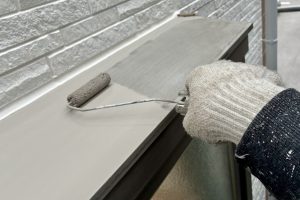 さいたま市浦和区のＷ様邸で外壁塗装の上塗りが完了